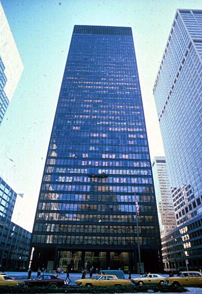 Name Seagram Building NYC 195458 Mies van der