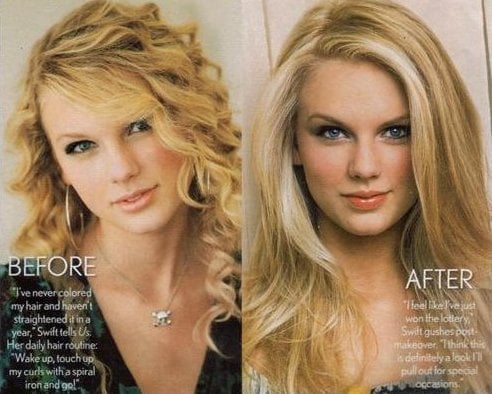 hairstyles taylor swift. Taylor Swift: Straight or