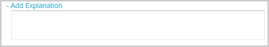 Add Explanation Add Explanation