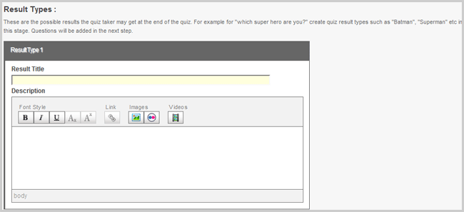 Add Result Types