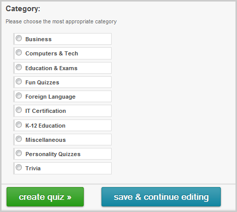Select a Category Select a Category
