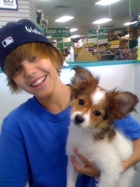  What is Justin Bieber's dog called