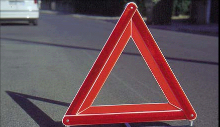 A quantos metros deve ser visto o triângulo?