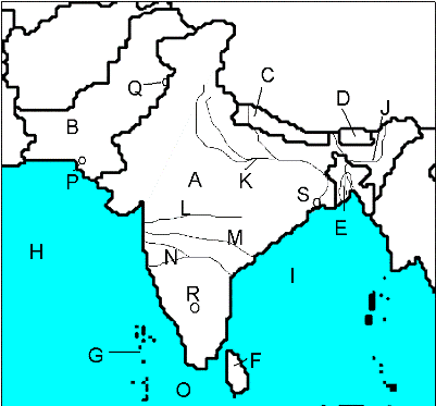 Southern Asia Map Quiz Cinemergente