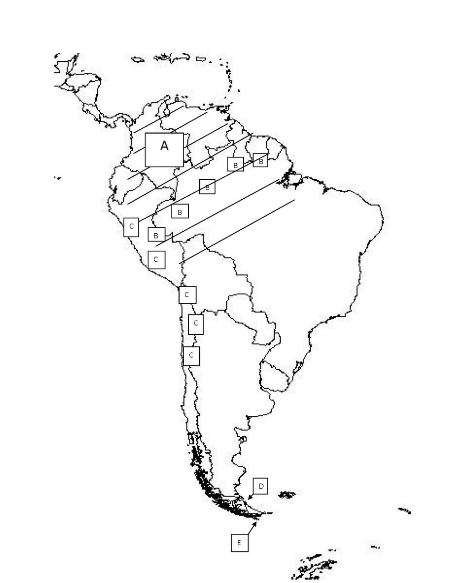 Download this South America Practice Map Test picture