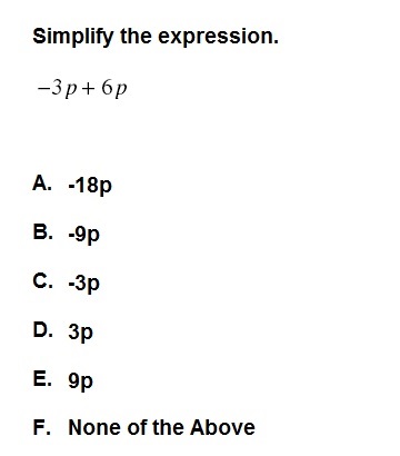 Alg 4/15/2014simplify Expressions 1  [21] - Quiz