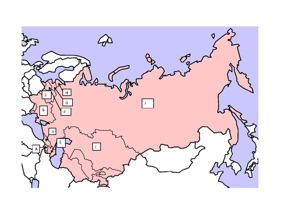 Former Soviet Union Map Quiz World Map Atlas