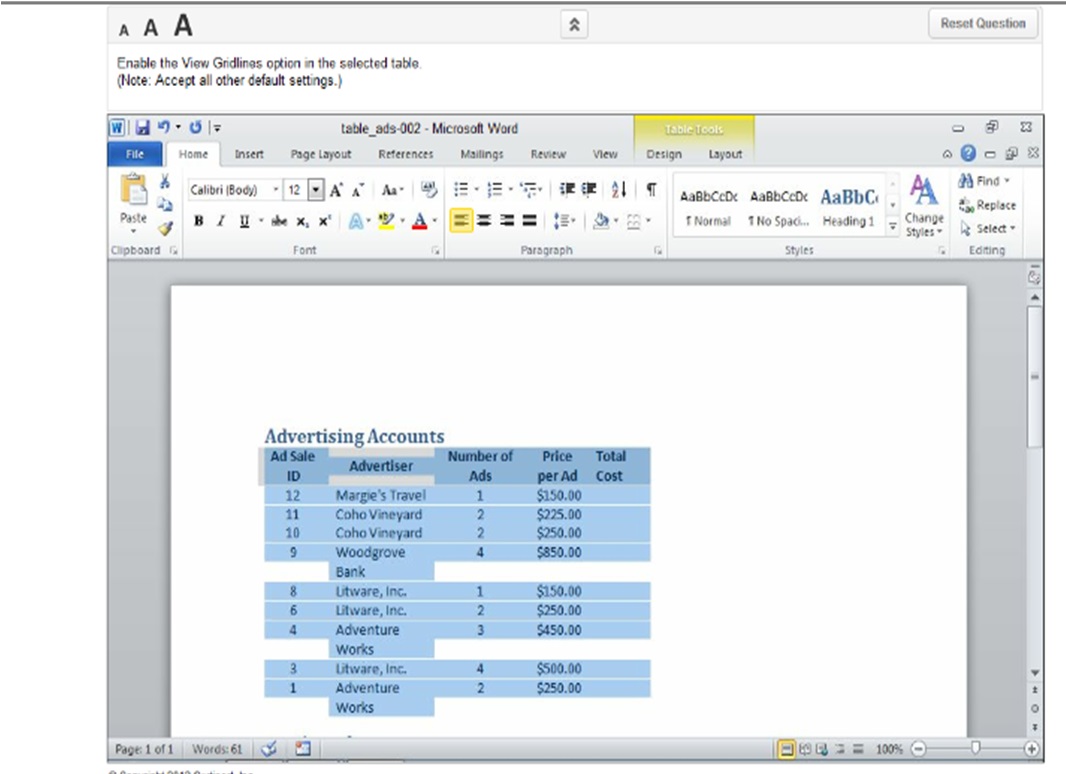 IC3 Certification Key Application