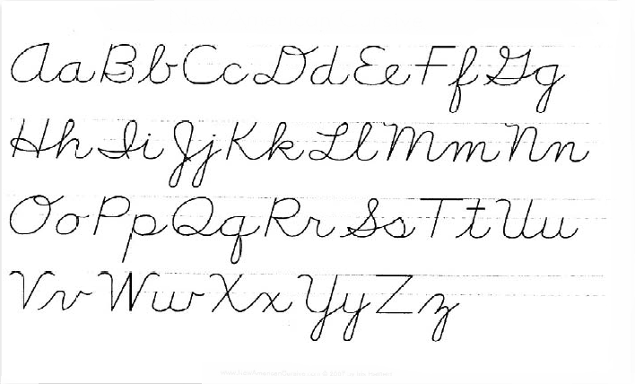 Handwriting Personality Analysis Chart