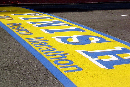 What part of the Boston Marathon course are you?