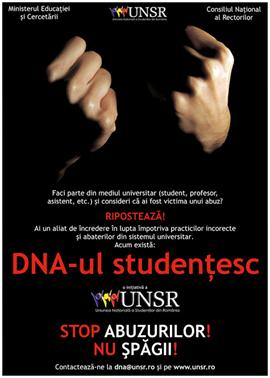 Chestionar De Opinie Privind Implementarea Proiectului  � DNA-ul Studentesc �