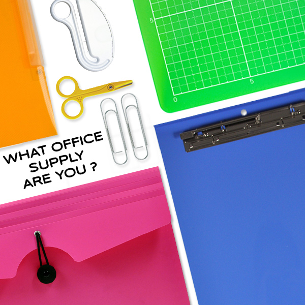 What Office Supply Are You? 1) Take Quiz   2) Like Fb Page   3) Comment   4) Win