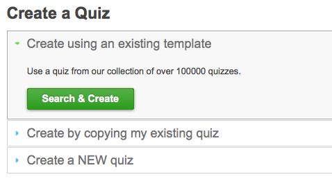 Create a Quiz