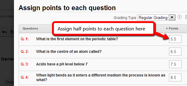 Edit Setting in ProProfs Quiz Maker