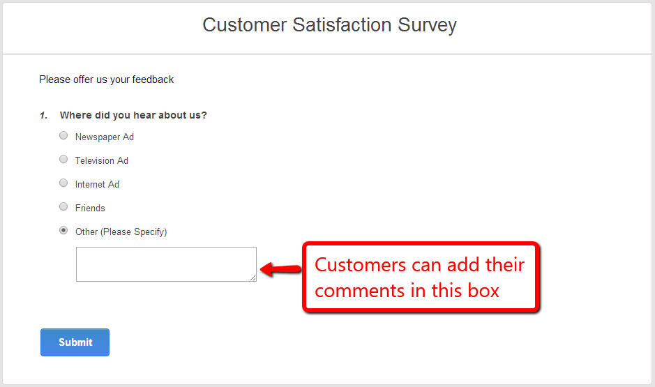 Customer Satisfaction Survey