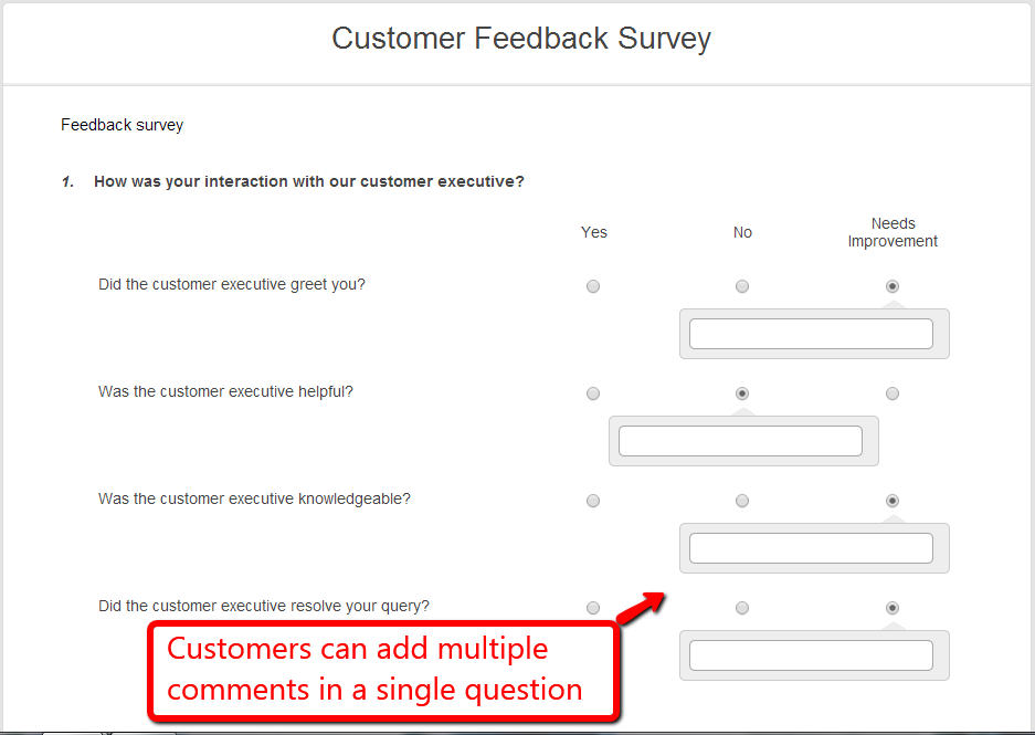Customer Feedback Survey