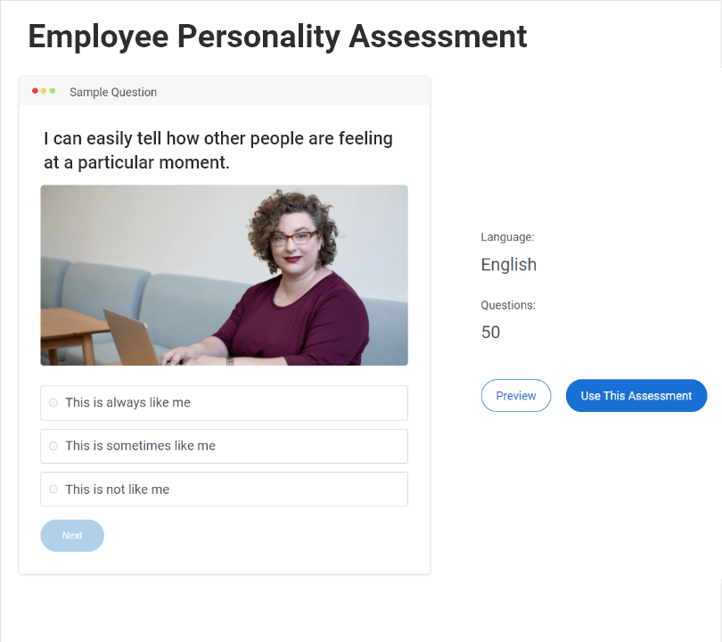 employee-personality-assessment