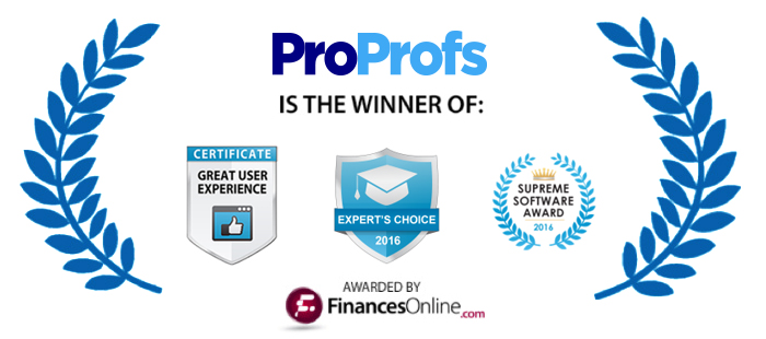 ProProfs Customer Support Software Award