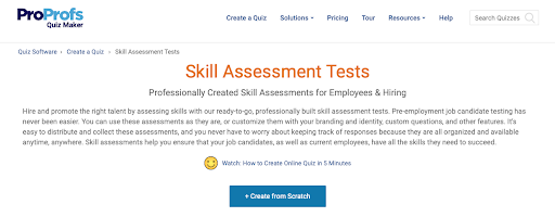 Skill Assessment Test