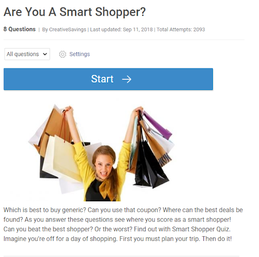 Are You A Smart Shopper