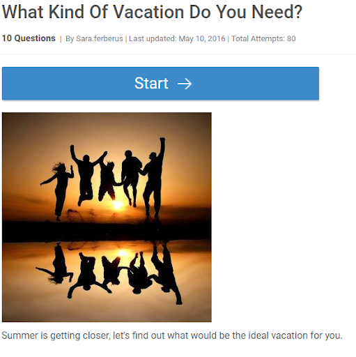 What Kind of Vacation Do You Need