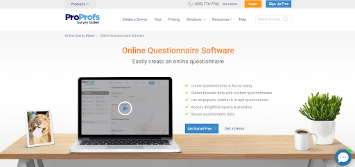ProProfs Online Questionnaire Software