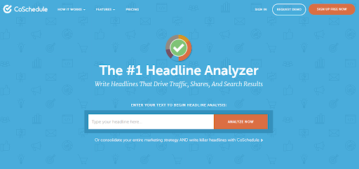 CoSchedule’s Headline Analyzer