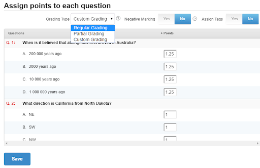 Automate Grading Scoring