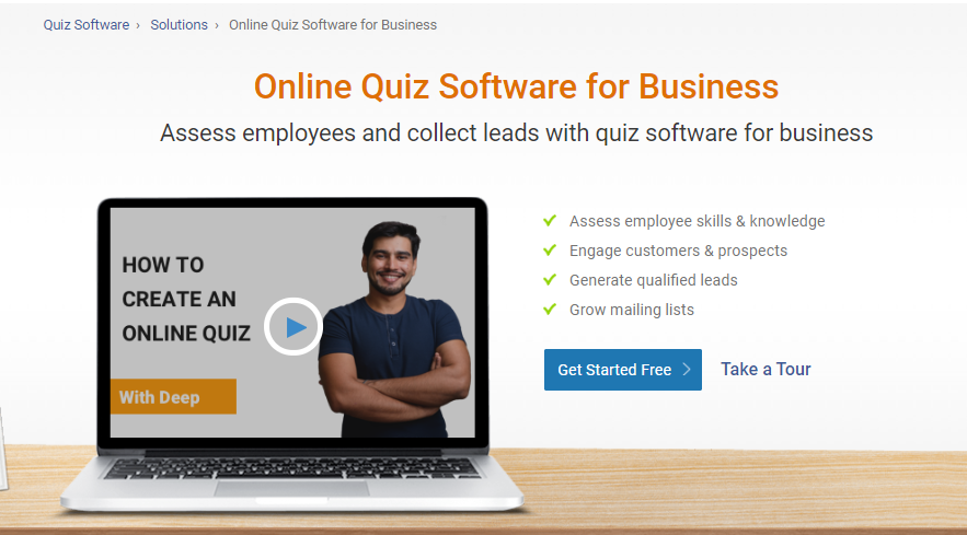 enterprise quiz maker