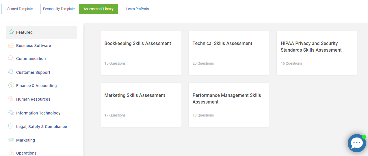 Skill Assessments