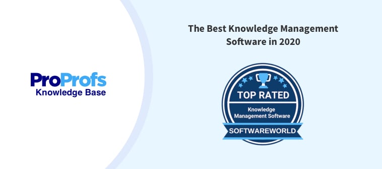 SoftwareWorld Ranks ProProfs knwoledge Base Among Best Knowledge Management