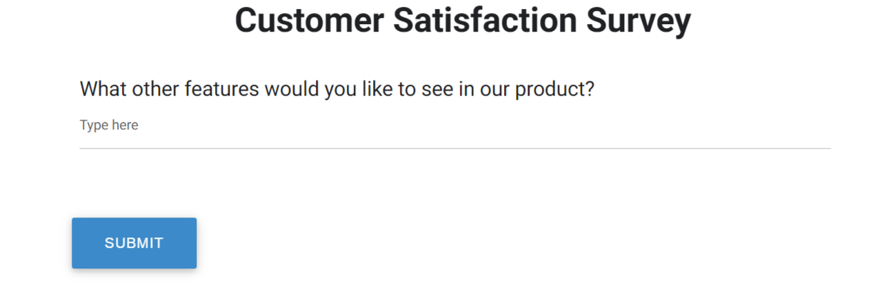 Customer Satisfaction Survey ProProfs