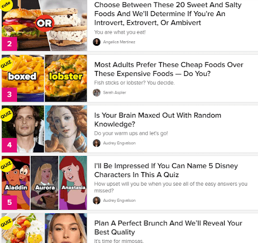 How to Make a BuzzFeed Style Quiz