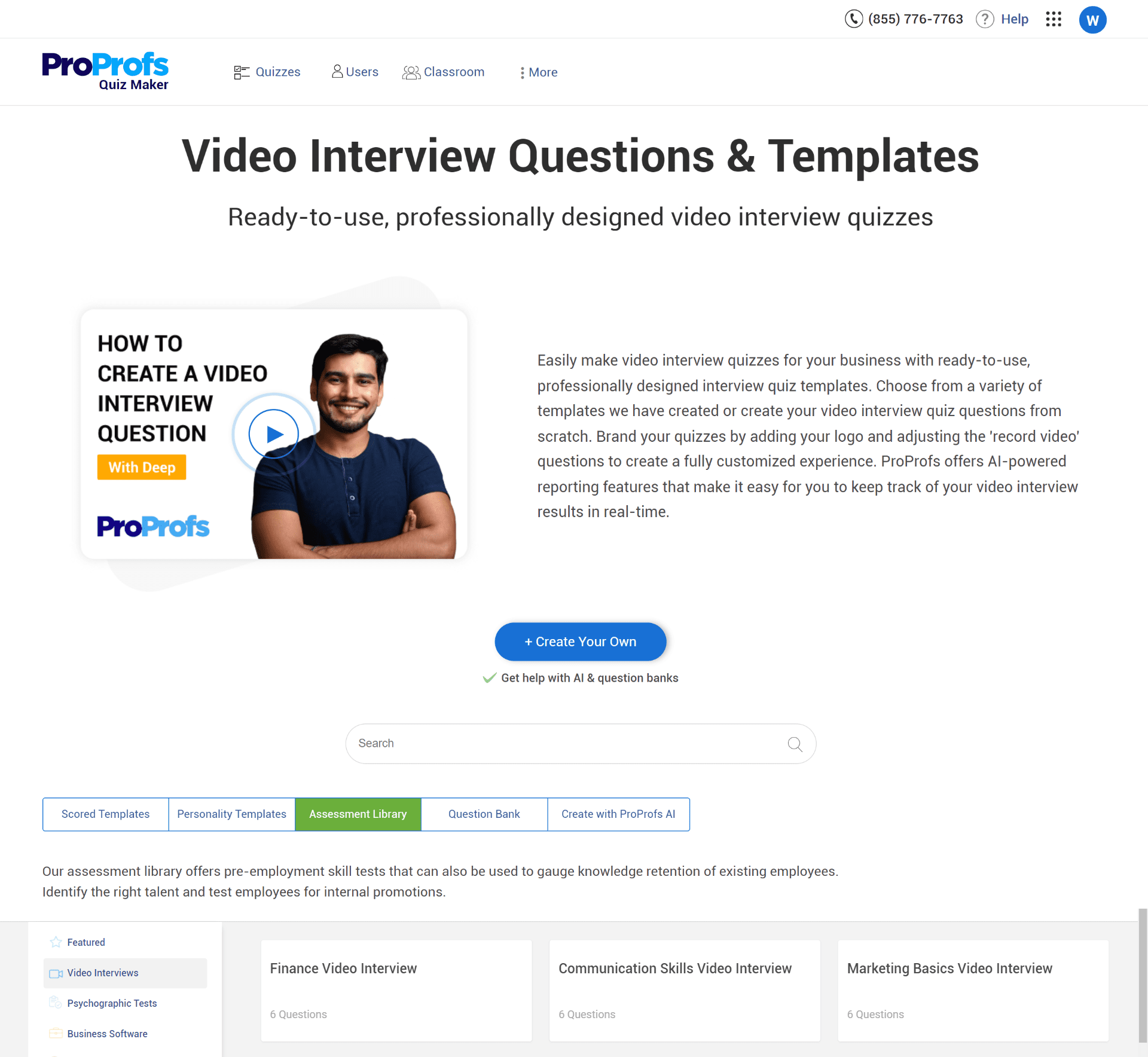 video interviews