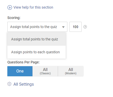 Set Up Scoring & Feedback