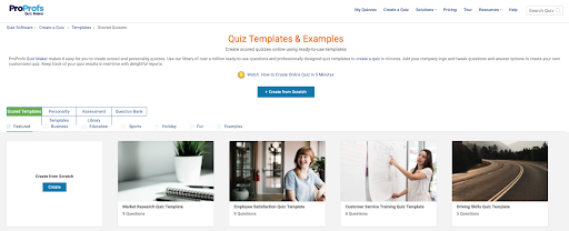 Quiz Templates