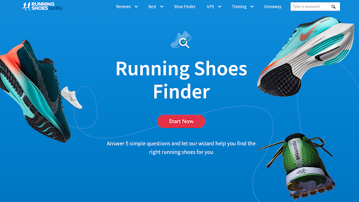 Running Shoes Fider Quiz
