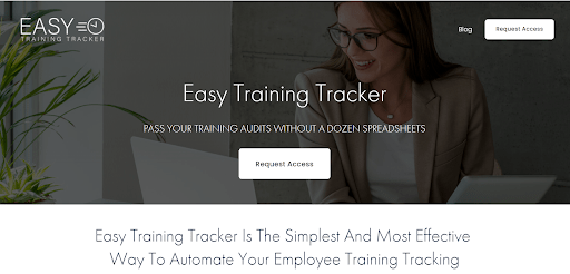 easy training tracker