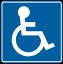 Wheelchair Access~ This sign tells drivers that wheelchair access is available.  