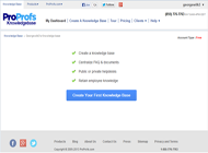 Knowledge Base - Create KB