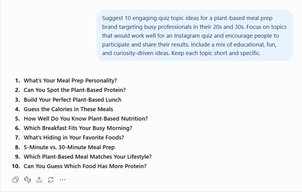 instagram quiz