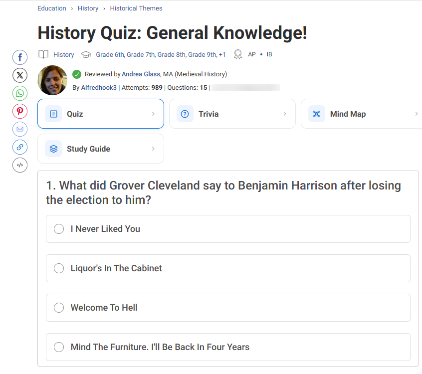 general trivia questions