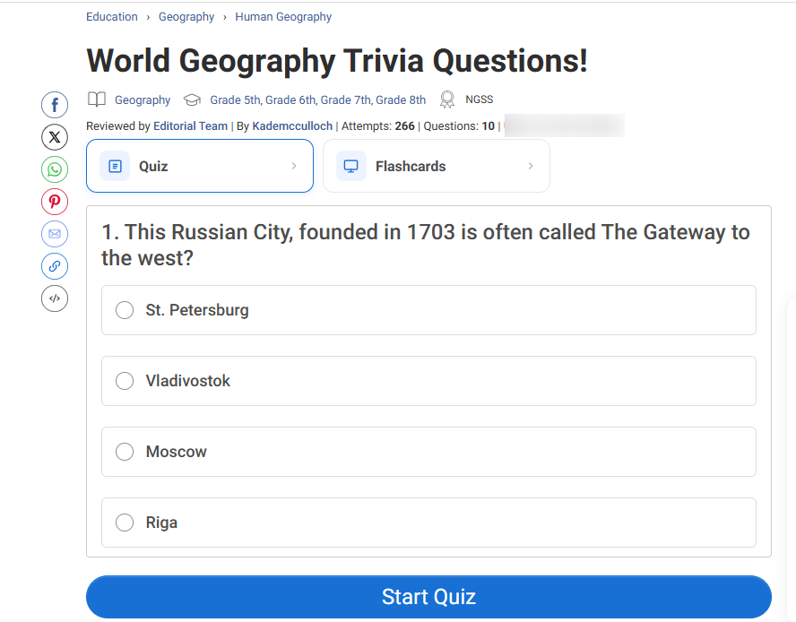 general trivia questions