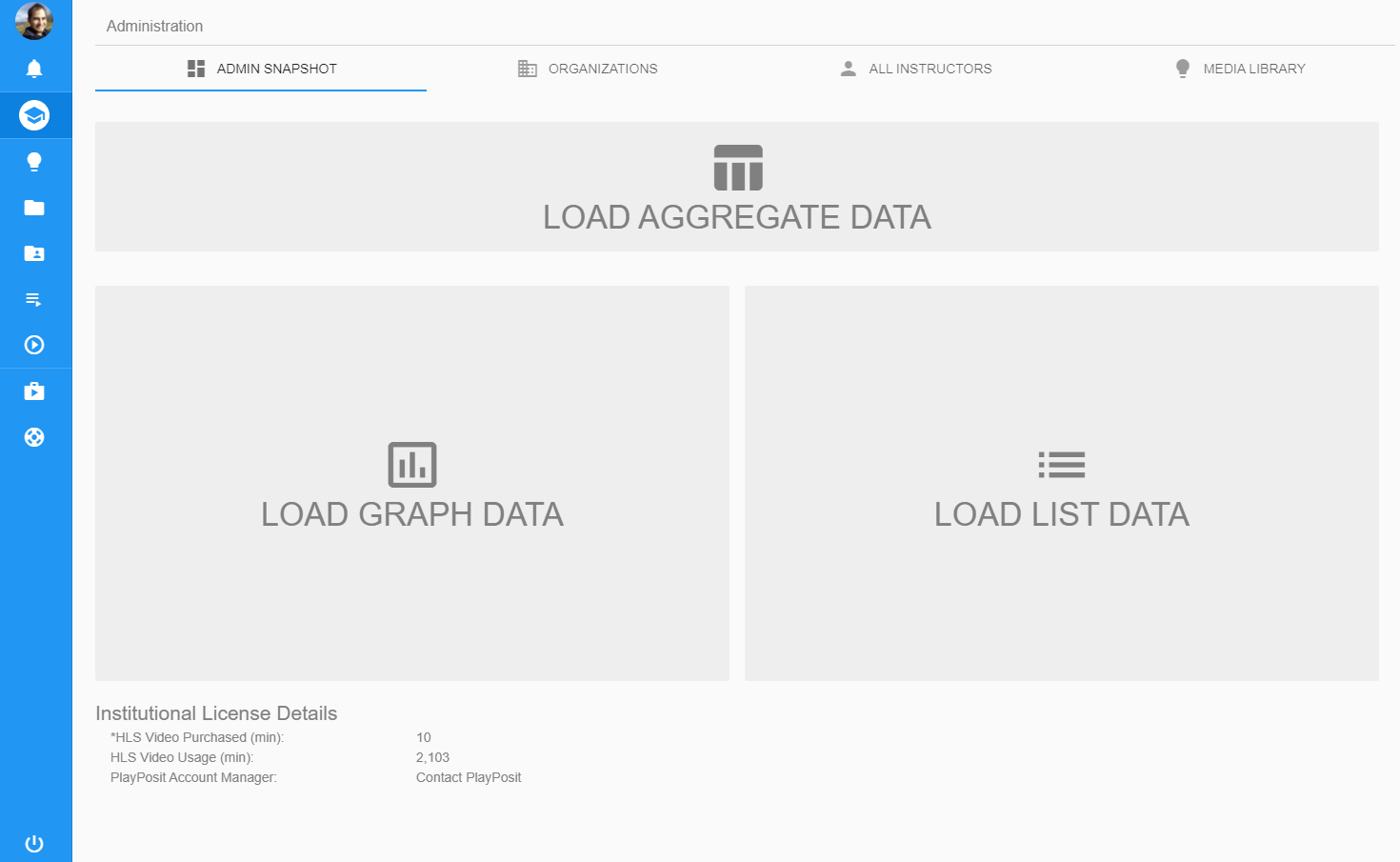 PlayPosit dashboard
