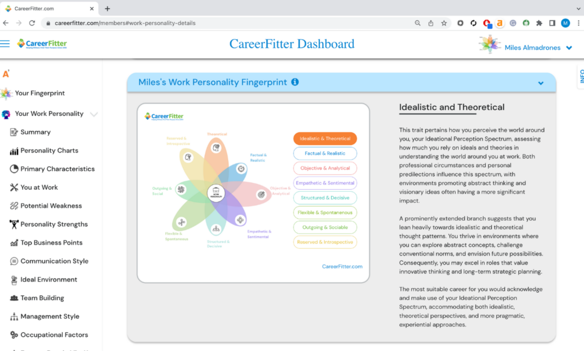 CareerFitter – Report-Based Career Assessments