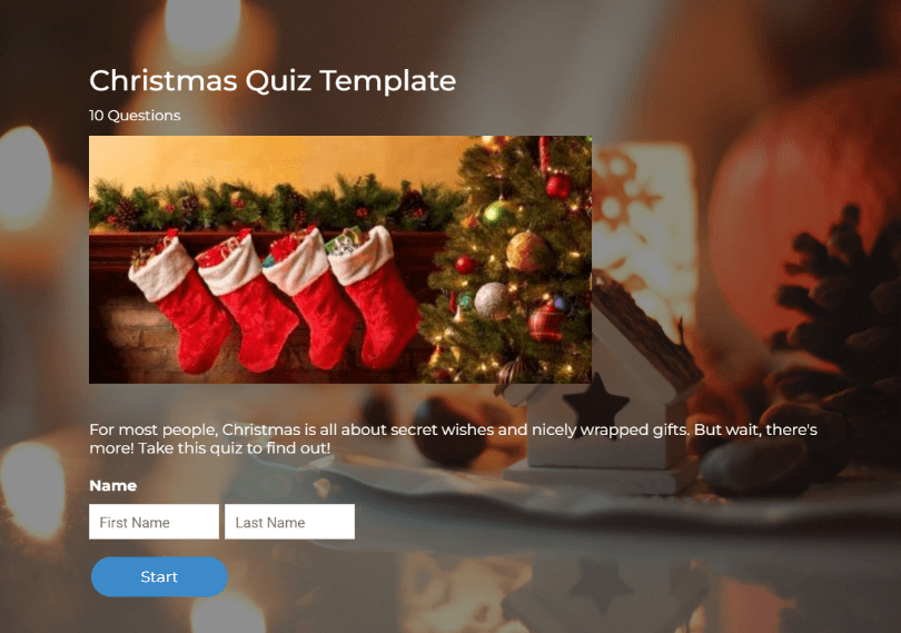 Holiday Trivia Quiz 