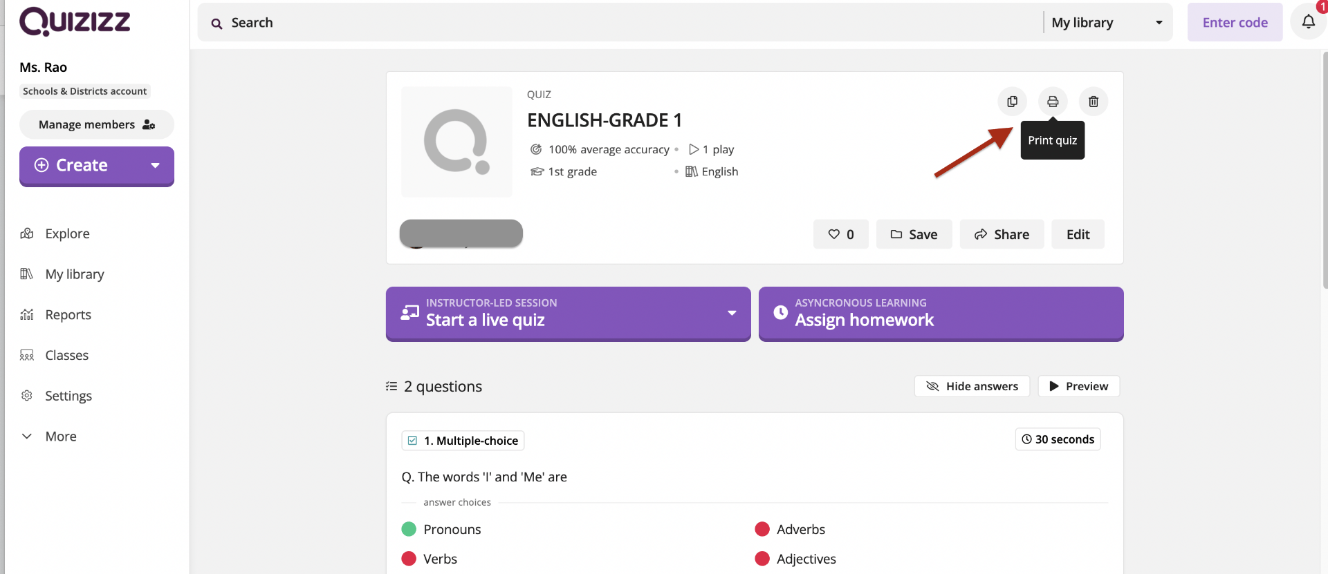 Quizizz – Best for Educational Assessments 