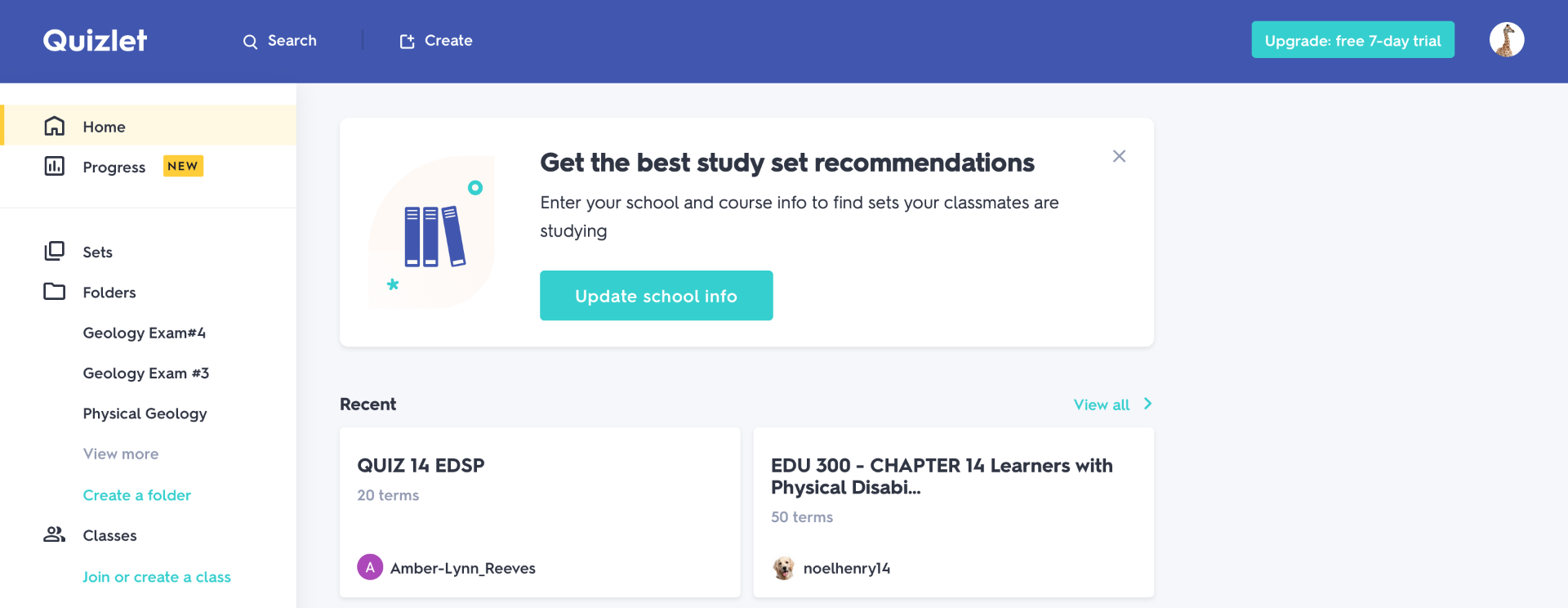 Quizlet- Best for Educational Quizzes