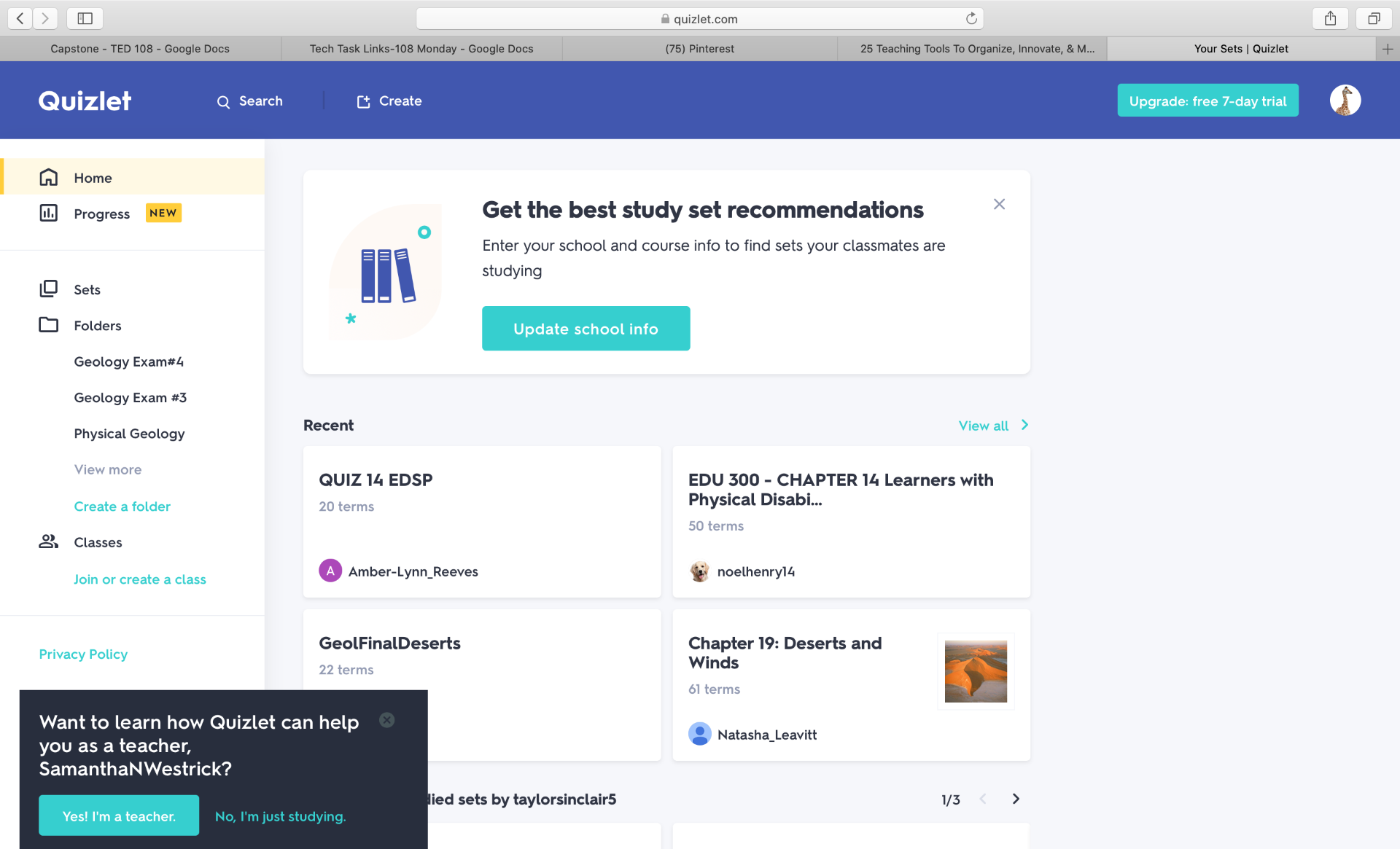 Quizlet – Best for Formative Assessments for Students
