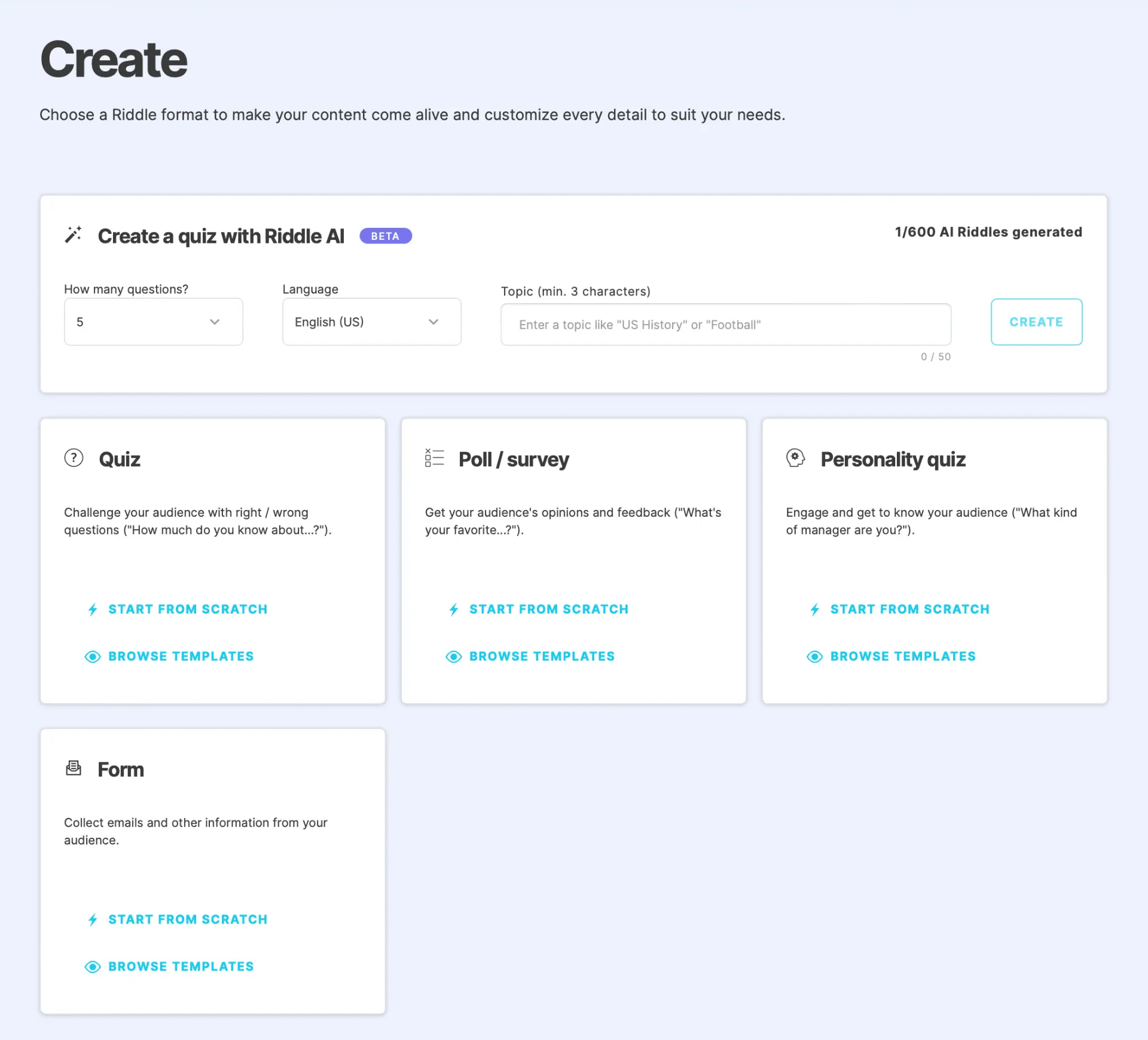 Riddle- Best for Collaborative Quizzes